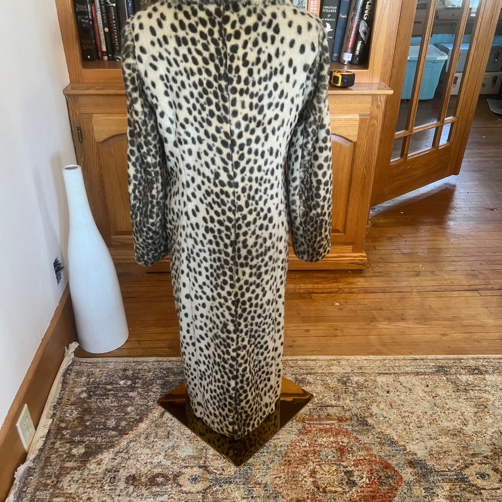 X-Revolve House Of Harlow 1960 Perry Faux Fur Leopard Coat XXS - Picture 6 of 15